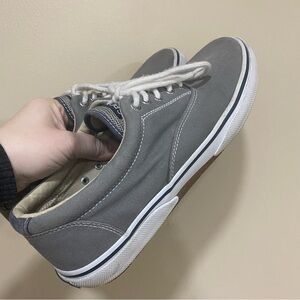Sperry Gray Canvas Men's Sneakers